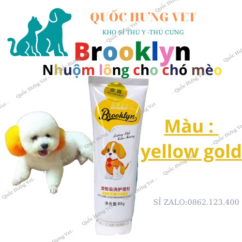 Màu Nhuộm chó mèo Brooklyn
