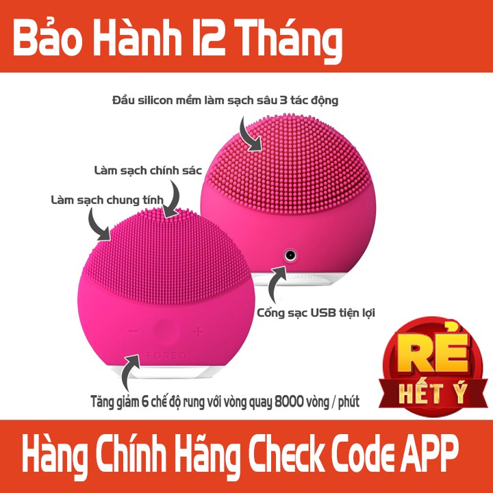 (SHOPEE TRỢ GIÁ)Máy Rửa Mặt Forever Luna Mini Chính Hãng BH: 12 Tháng | BigBuy360 - bigbuy360.vn