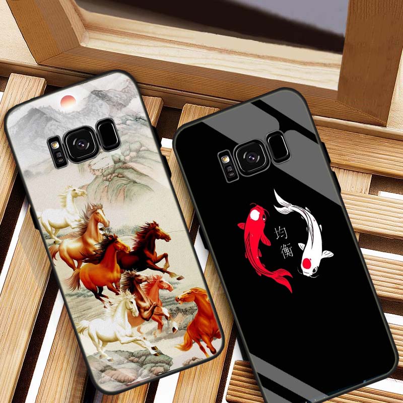 ỐP SAMSUNG S8, S8+, Note 8 Mặt kính cường lực Cao Cấp, Sang Trọng thiết kế Độc Quyền