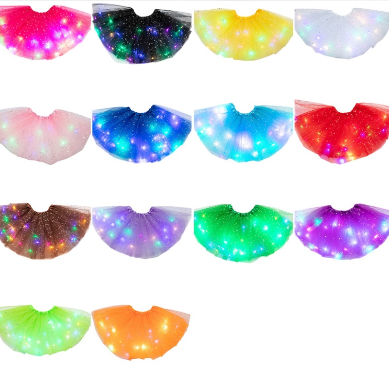 Đầm Xòe Đính Kim Sa Lấp Lánh Xinh Xắn Cho Bé Gái akku