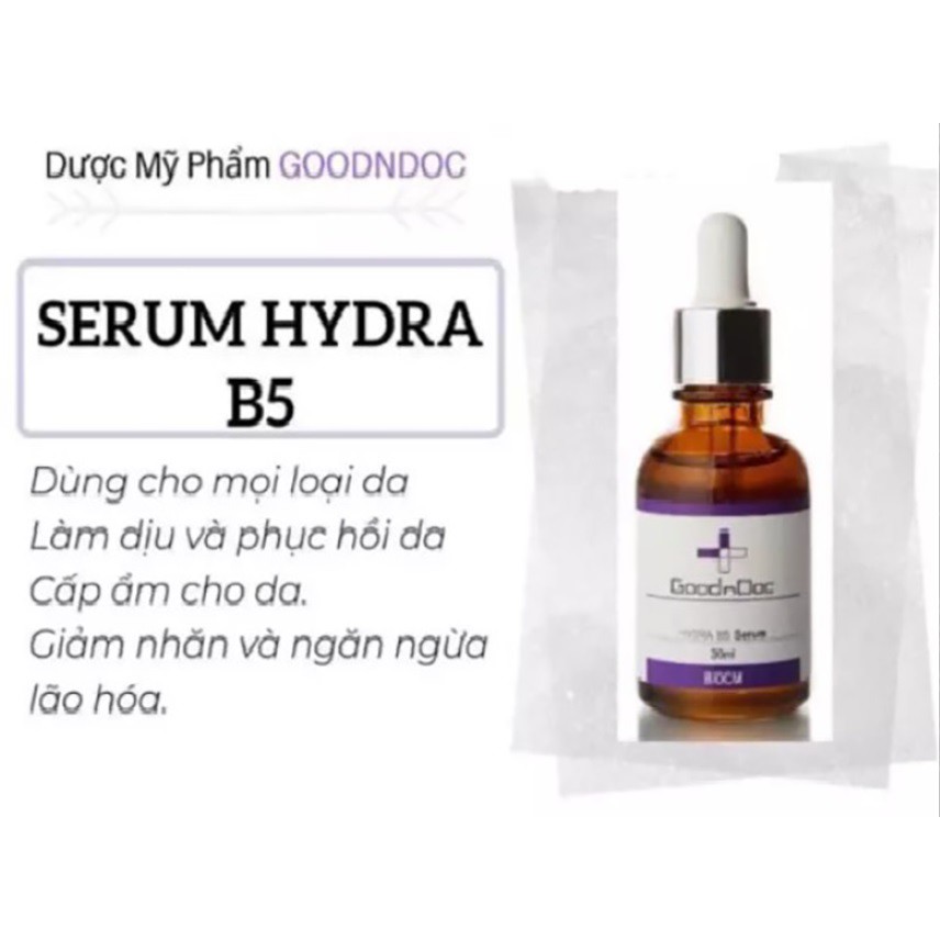 SERUM DƯỠNG ẨM CHỐNG LÃO HÓA GOODNDOC HYDRA B5 30ML