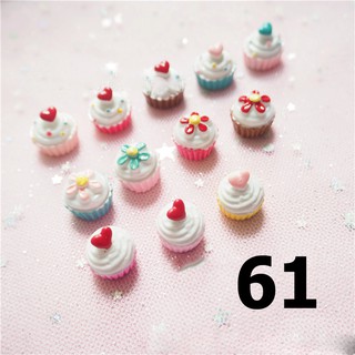 A51 Charm hoa quả charm mèo charm kem charm kẹo nguyên liệu làm thủ công handmade