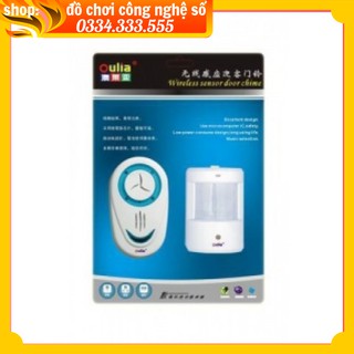 Chuông báo khách & báo trộm 2 in1 Oulia cao cấp