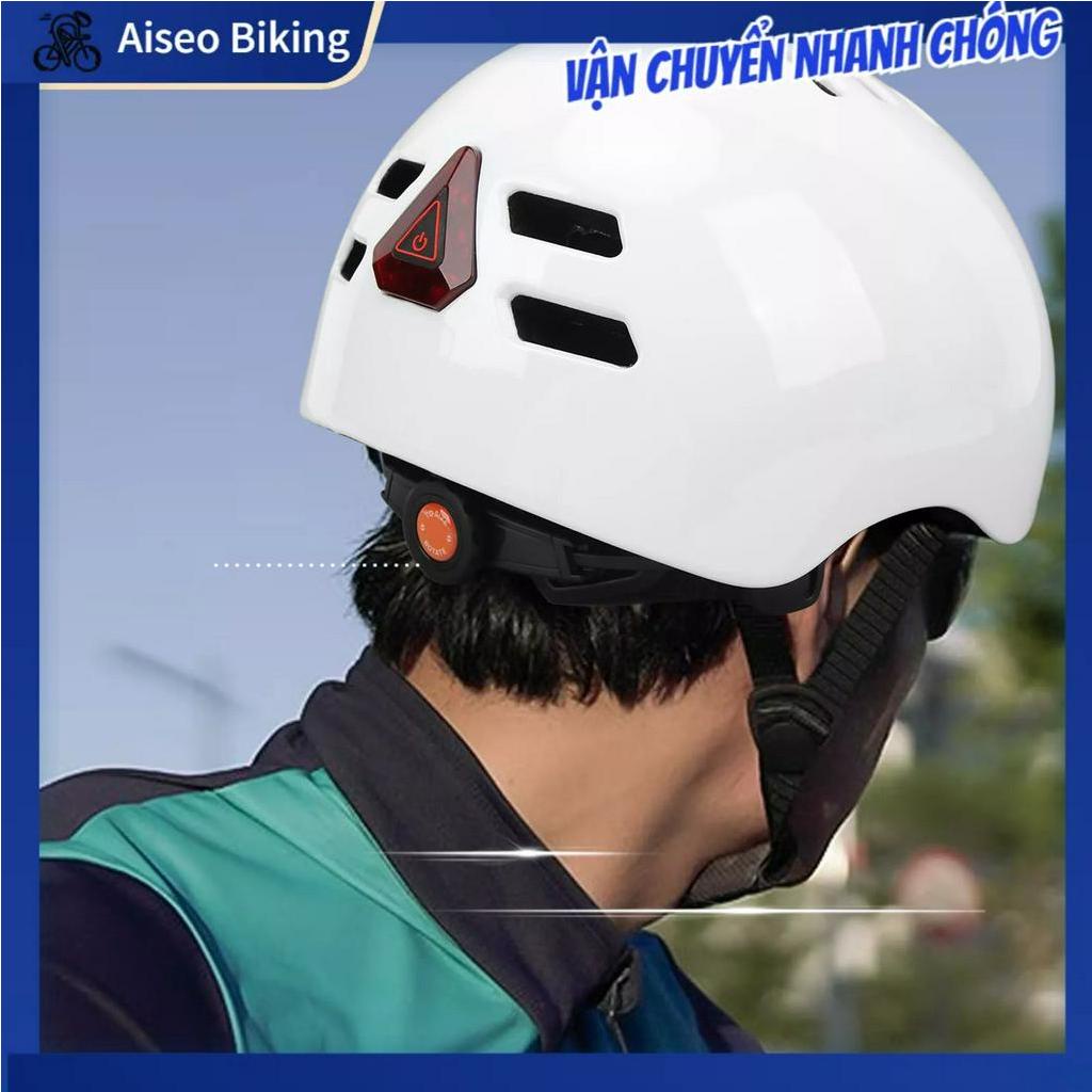 Mũ Bảo Hiểm Thể Thao Xe Đạp Thông Minh Có Wifi Camera HD Chu Vi Đầu Thể Điều Chỉnh Đèn Cảnh Báo Cho Aiseo Biking