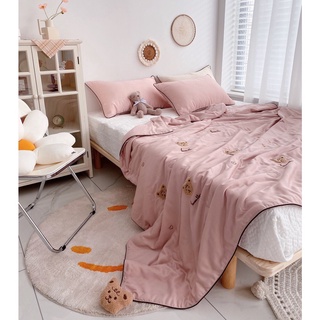 Chăn Lụa Gấu Hàn Quốc Hàng Cao Cấp Bab Dreams