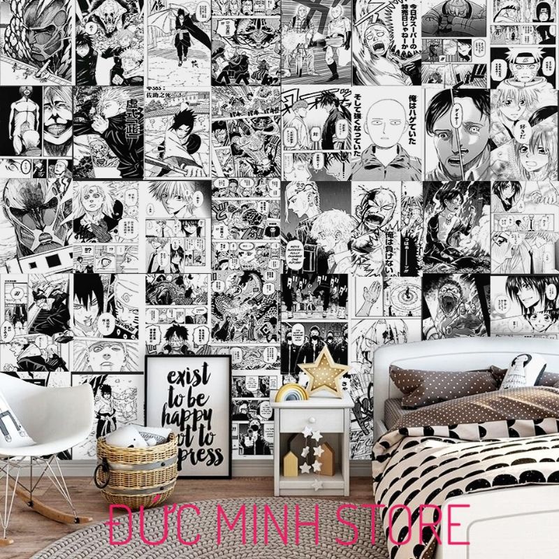 MANGA ANIME DÁN TƯỜNG CỰC XỊN CHỈ 1K/TẤM