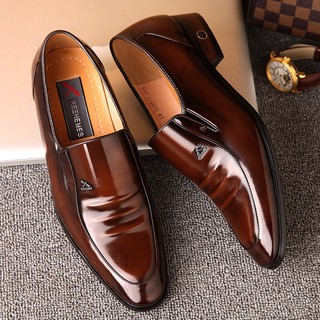 Giày da thật nam nhập khẩu Reehemes RH02