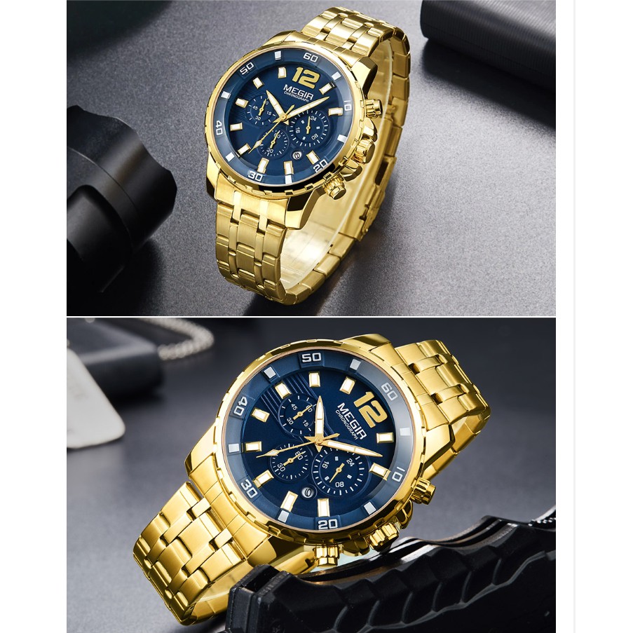 2022 NEW Đồng Hồ Nam MEGIR Dây Thép KT2068 Chính Hãng Bảo Hành 12 Tháng II Hàng Nhập HongKong | BigBuy360 - bigbuy360.vn