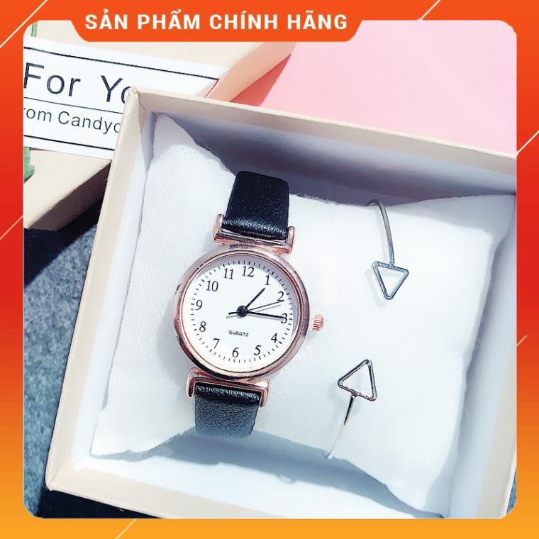 [Hàng Chính Hãng]  Đồng hồ thời trang nữ dây da AKS05 mặt số dể dàng xem giờ [Uy tín về chất lượng] | BigBuy360 - bigbuy360.vn