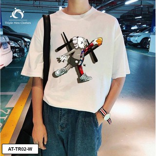 Áo thun hoạt hình KAWS tay ngắn (có size XXXL: inbox shop)