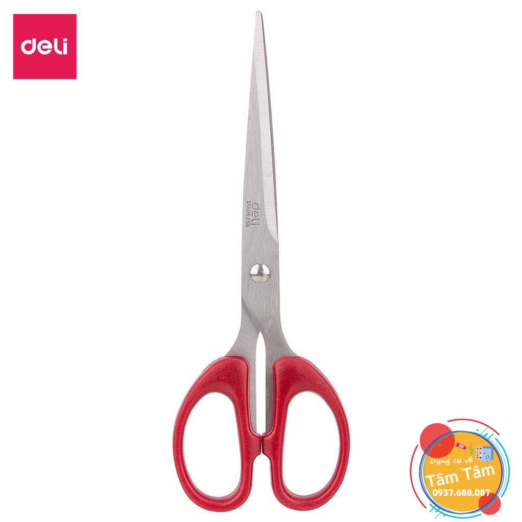 [ TÂM TÂM ]-Kéo cắt giấy, Kéo Văn Phòng Deli 6009