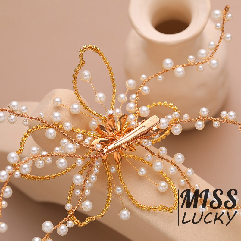 Lược cài tóc kiểu dáng thời trang thanh tú dành cho cô dâu