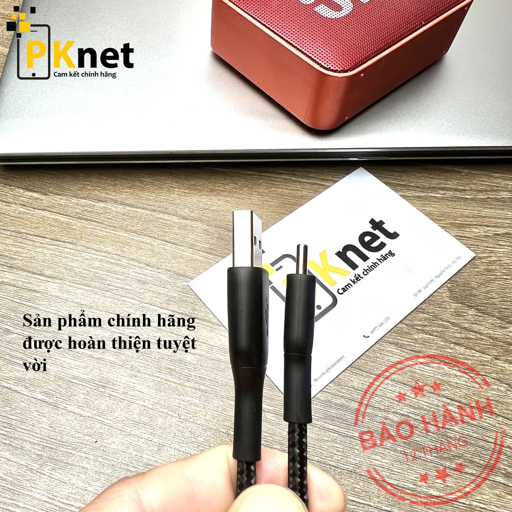 Cáp sạc nhanh, siêu bền Anker, Bekin Nylon Premium USB Type C A8173