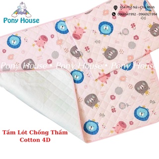 Lót Chống Thấm Best baby - Tấm Lót Thay Tã Bỉm Cotton 4D Chống Thấm Cho Bé