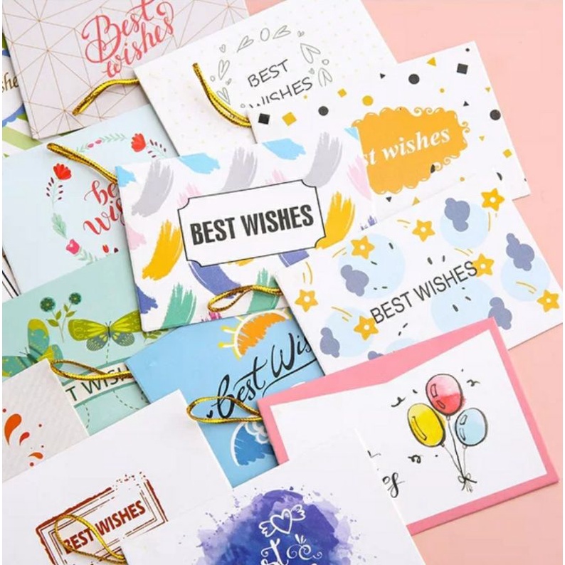 THIỆP MINI BEST WISHES