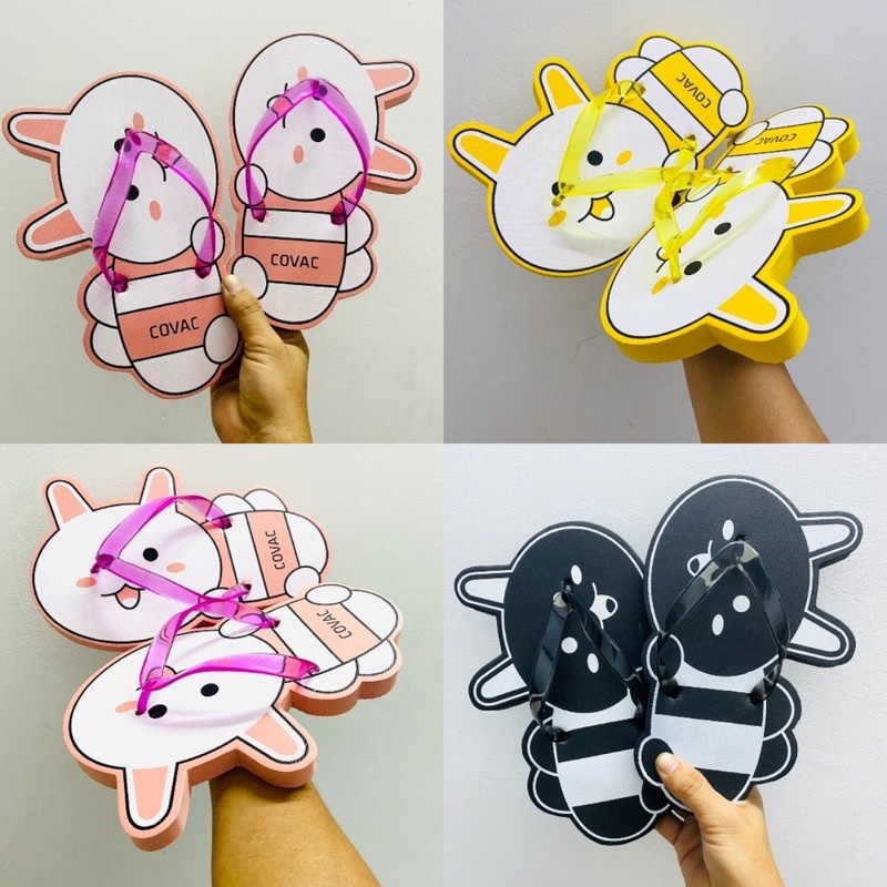 Dép xỏ ngón nữ hình con thỏ đáng yêu 3 màu lựa chọn