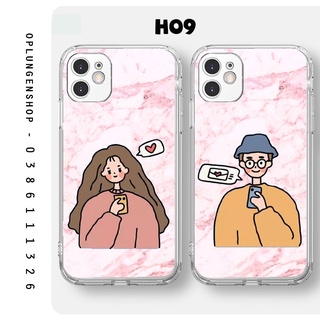Ốp lưng silicon cho cặp đôi hoạt hình siêu dễ thương