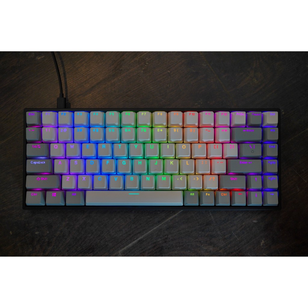 Bàn phím cơ E-Dra EK384 Huano Switch led RGB (Blue /Brown/Red Switch) - Hàng chính hãng