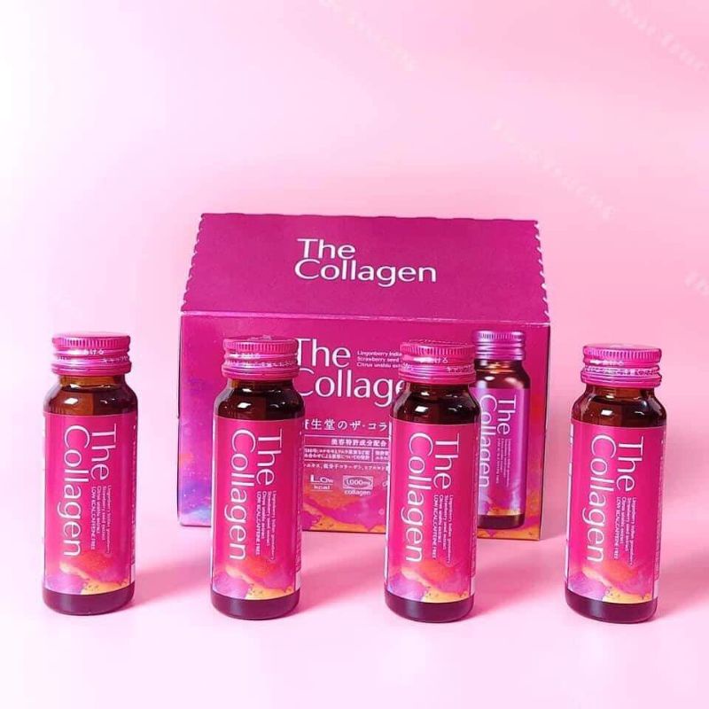 Nước uống đẹp da Collagen Shiseido Nhật Bản - Hộp 10 lọ, 50ml/lọ