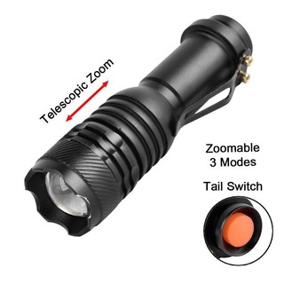 Đèn pin LED 3 chế độ ánh sáng