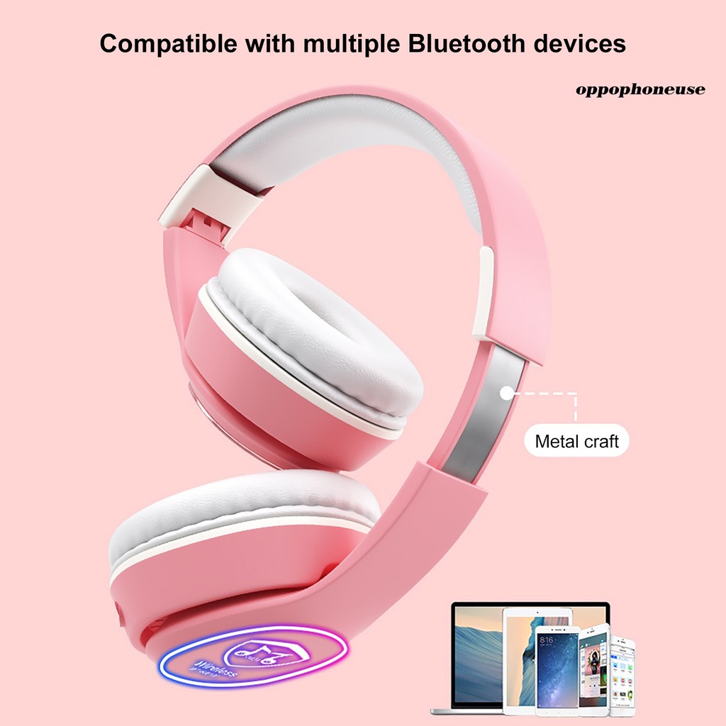 Tai Nghe Bluetooth 5.0 Không Dây Có Đèn Led