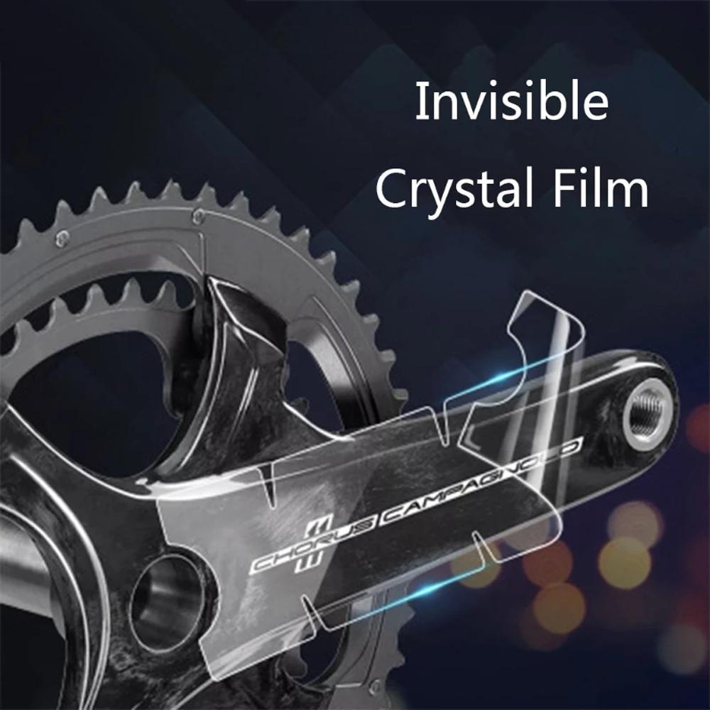 Danilo Set 3 Tấm Phim Dán Bảo Vệ Cánh Tay Quay Xe Đạp Leo Núi Bằng Sợi Carbon