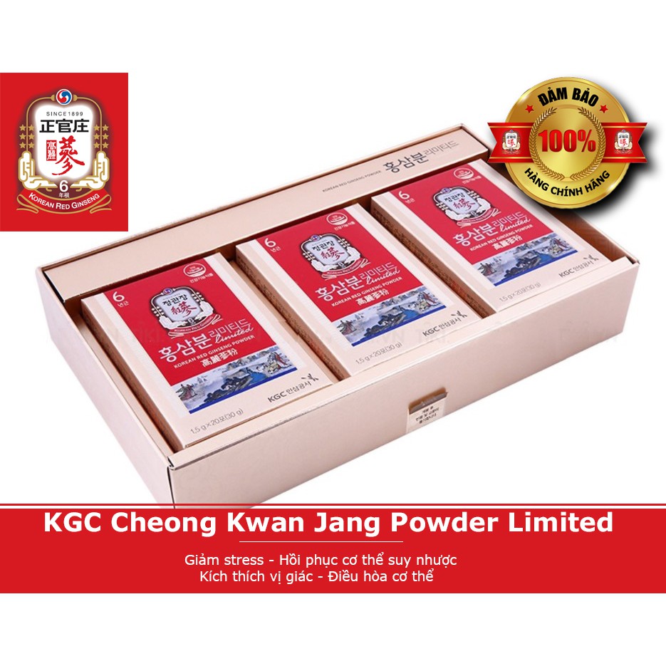 Bột Hồng Sâm Dạng Gói KGC - Powder Limited 60 gói