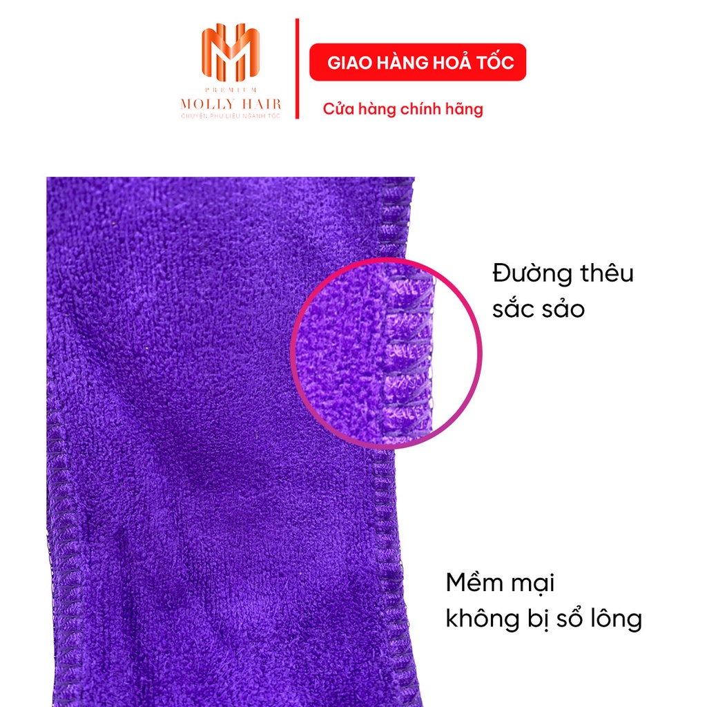 Băng Đô Xám Quán Tóc Spa Băng Đô Vải Mịn Mềm Siêu Thấm Nhỏ Gọn Cài Tóc Rửa Mặt