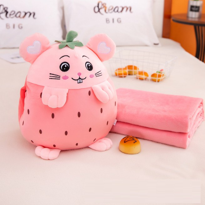 GỐI KÈM MỀN HÌNH THÚ SIÊU CUTE
