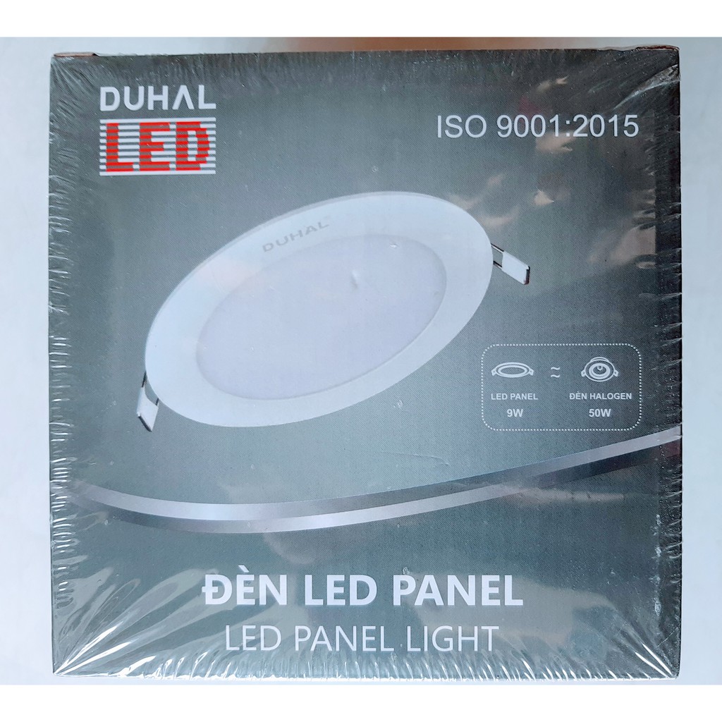 ĐÈN LED ÂM TRẦN 9W DUHAL SÁNG TRẮNG CHÍNH HÃNG