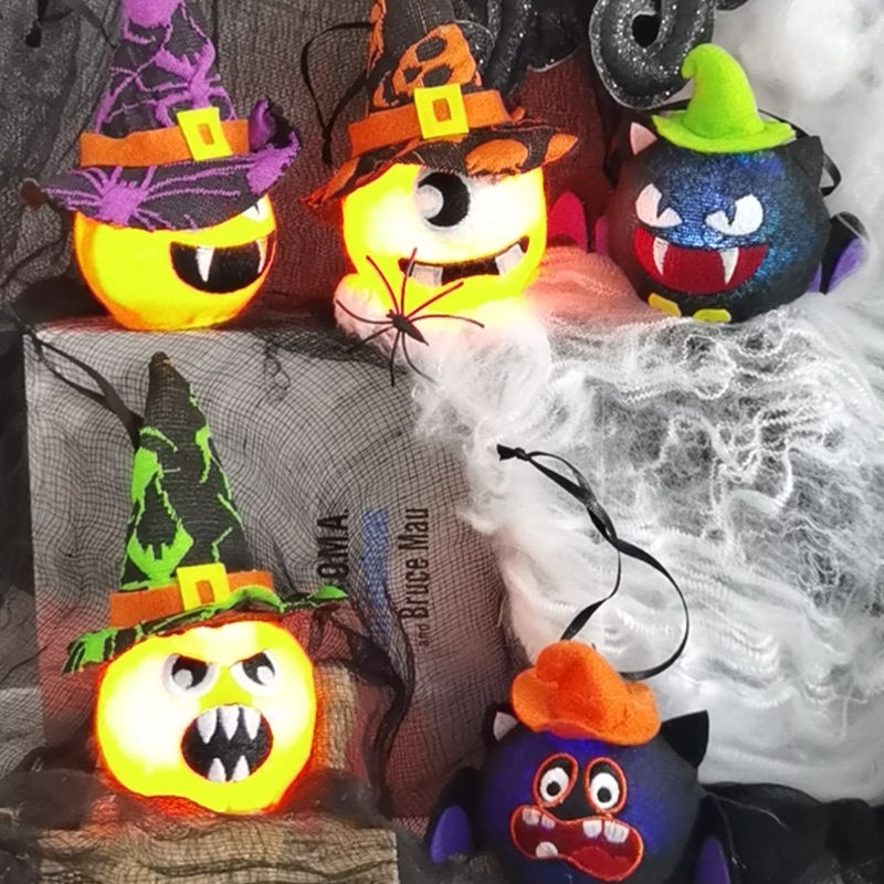Phụ Kiện Trang Trí Halloween Phát Sáng Phong Cách Mới