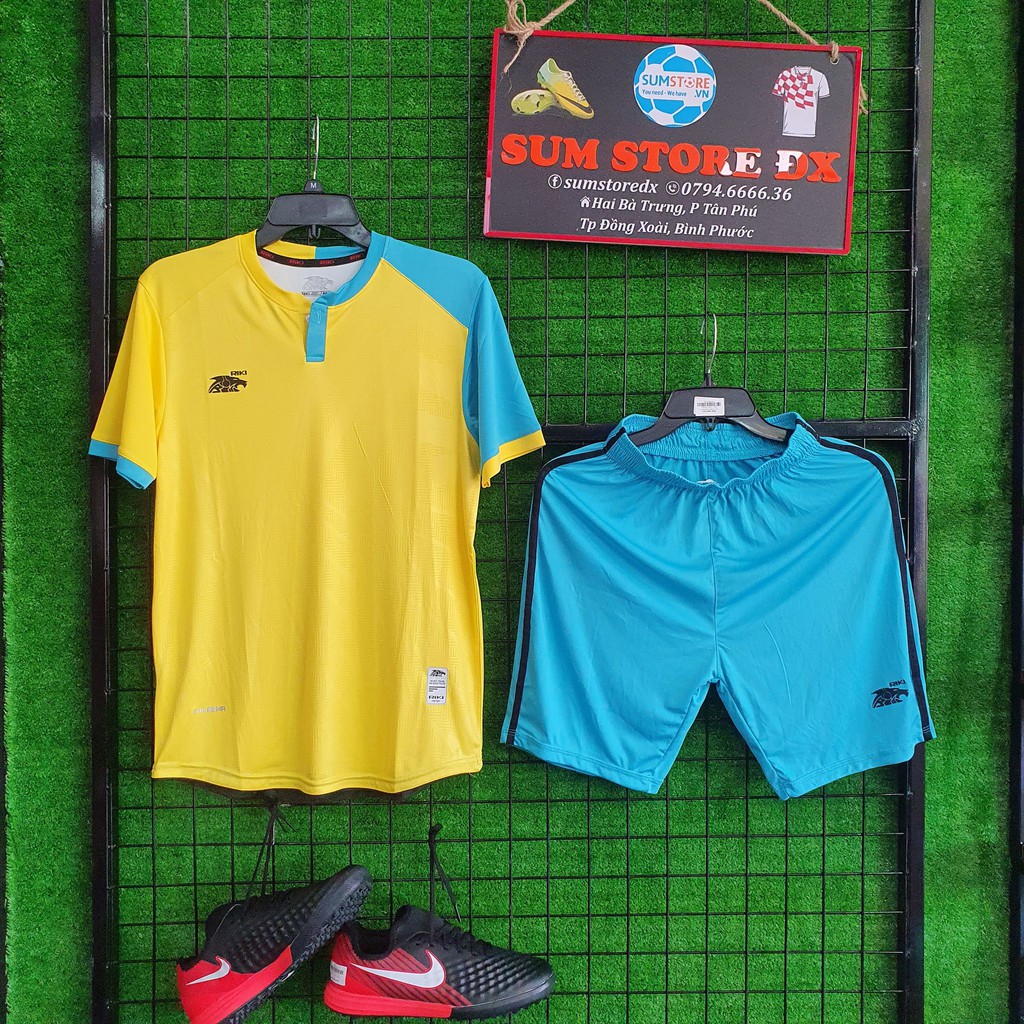 Quần Áo Đá Bóng Không LoGo Riki Lostoran_Mẫu Áo Đấu Hot, Giá Tốt 2021-2022