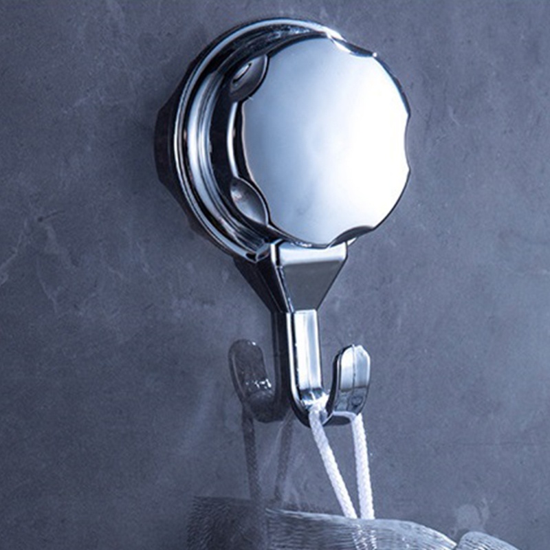 1 / 3 Móc Treo Đồ Có Giác Hút Chân Không Bằng Crom