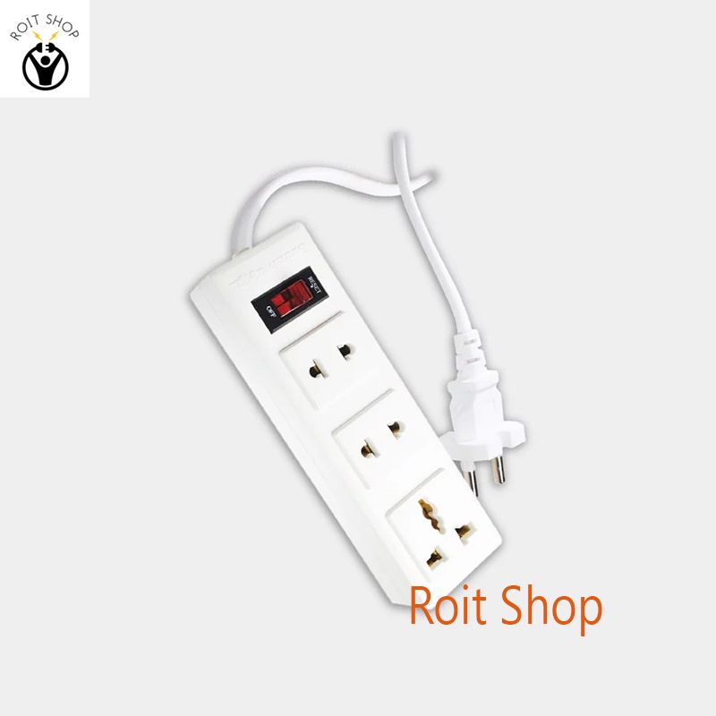 Ổ Cắm Điện Cao Cấp Điện Quang - Ổ Cắm Điện Quang ĐQ 002A-02 (3 Lỗ - Màu Trắng) - Hàng Chính Hãng