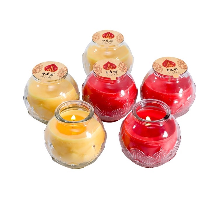 Nến Tealight Nến Bơ Viên Trang Trí, Đốt Đèn Xông Tinh Dầu Cháy 4H 8H Và 24H