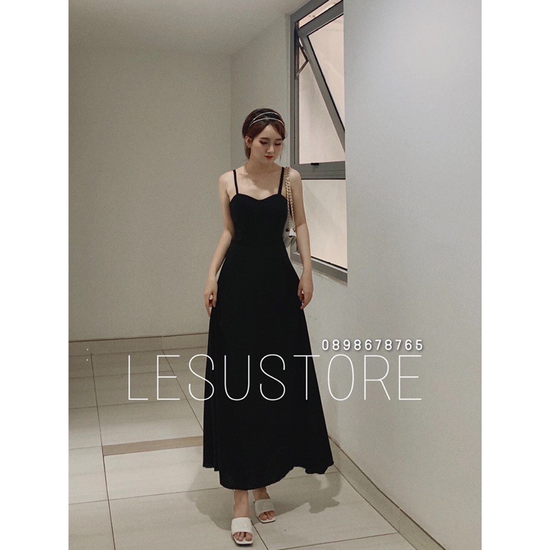 ẢNH TỰ CHỤP Đầm maxi 2 dây hở lưng | BigBuy360 - bigbuy360.vn