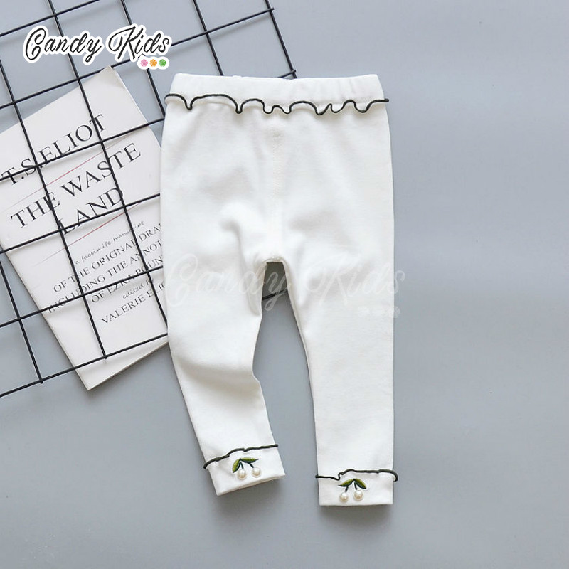 Quần Legging Cotton Họa Tiết Hoạt Hình Cho Bé (0-4 Tuổi)