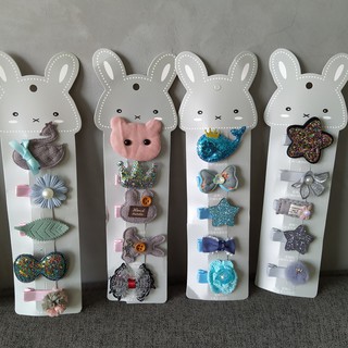 Set 5 kẹp tóc bé gái
