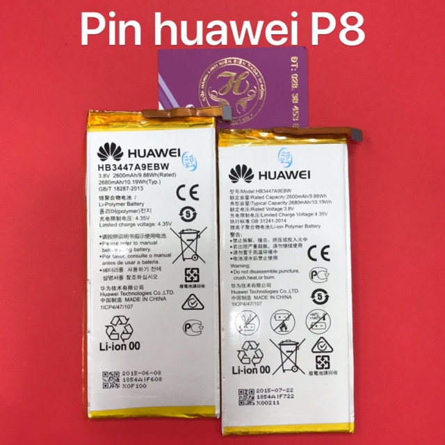 Pin Huawei P8 Zin