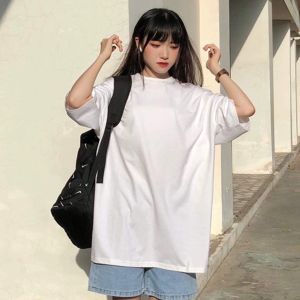 Áo Thun Nữ Tay Lỡ Form Rộng URBAN OUTFITS  ATO100 Local Brand Trơn Chất Vải Compact Cotton 250GSM dầy dặn nhiều màu