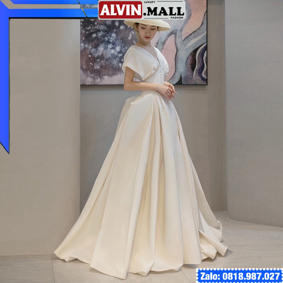 🔥BIGSIZE 𝐒-4𝐗𝐋🔥 váy cưới đơn giản thời trang cô dâu áo dài cưới ảnh du lịch tuần trăng mật váy trắng 🔥𝓞𝓻𝓭𝓮𝓻 �