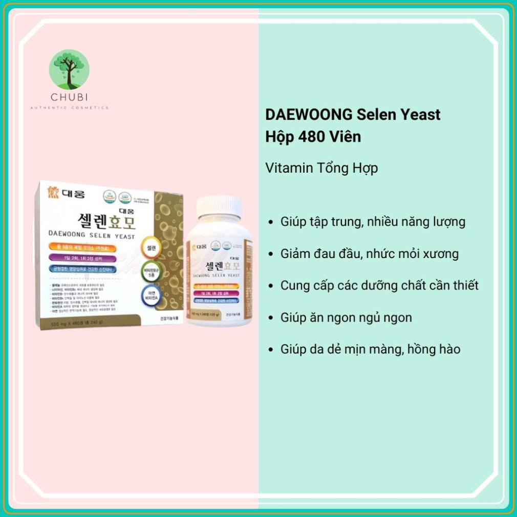 Viên uống vitamin hỗ trợ tăng cân hàn quốc DAEWOONG SELEN YEAST