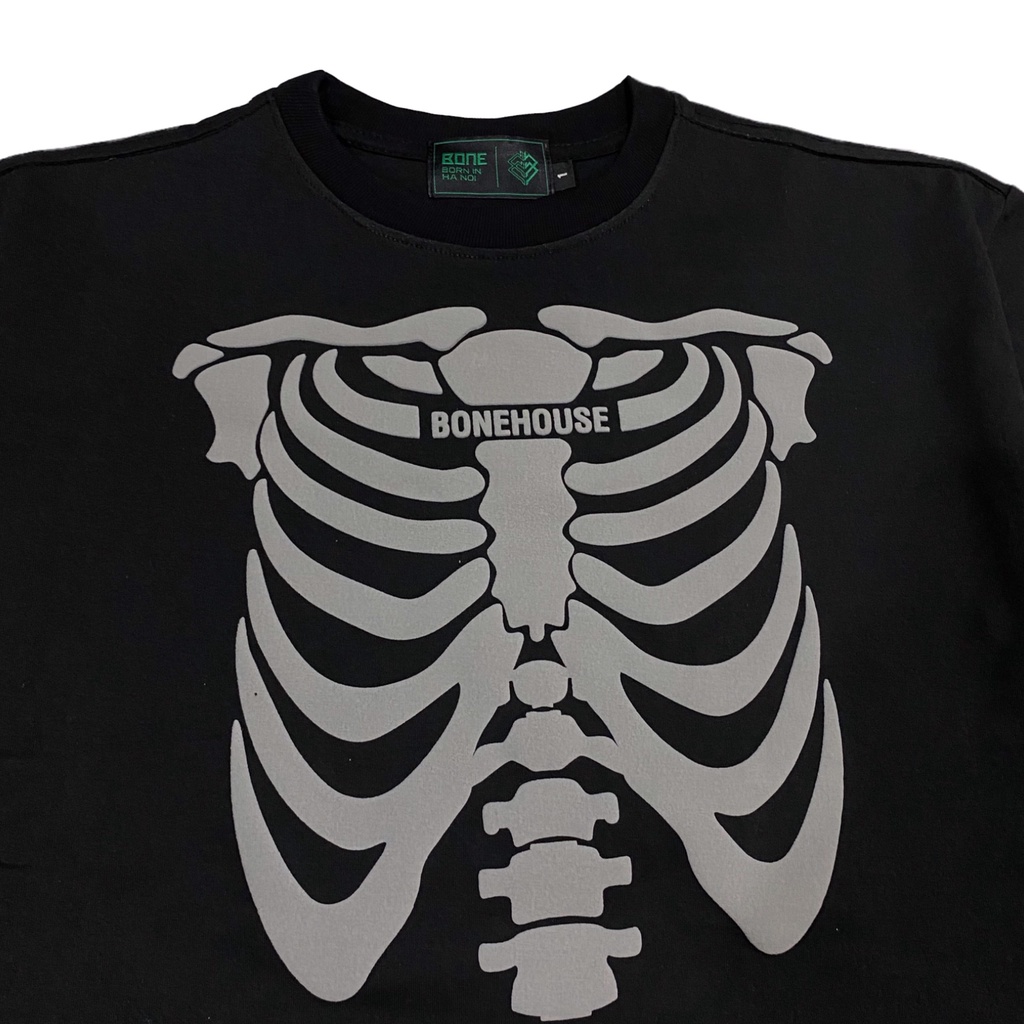 Áo thun unisex BONE GRAY Tee , áo phông T-shirt nam nữ unisex BONE HOUSES