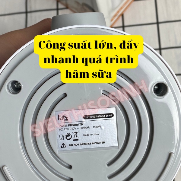 Máy Hâm Sữa Và Tiệt Trùng Fatz Baby Mono 6 (BH 12 tháng)