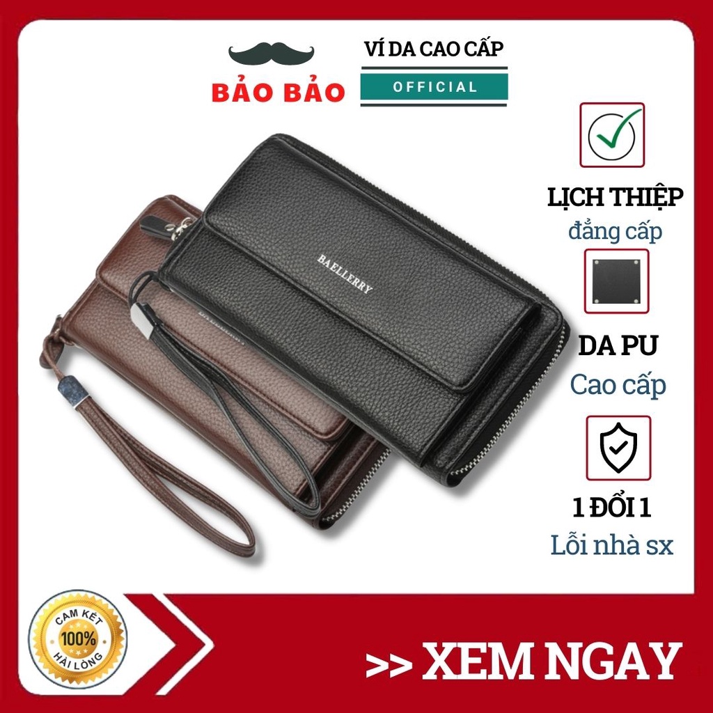 VÍ DA NỮ CẦM TAY DA SẦN VÍ NỮ NHỎ GỌN GIÁ RẺ CHẤT LIỆU DA PU CAO CẤP BÓP MINI THỜI TRANG [ BẢO BẢO STORE ]
