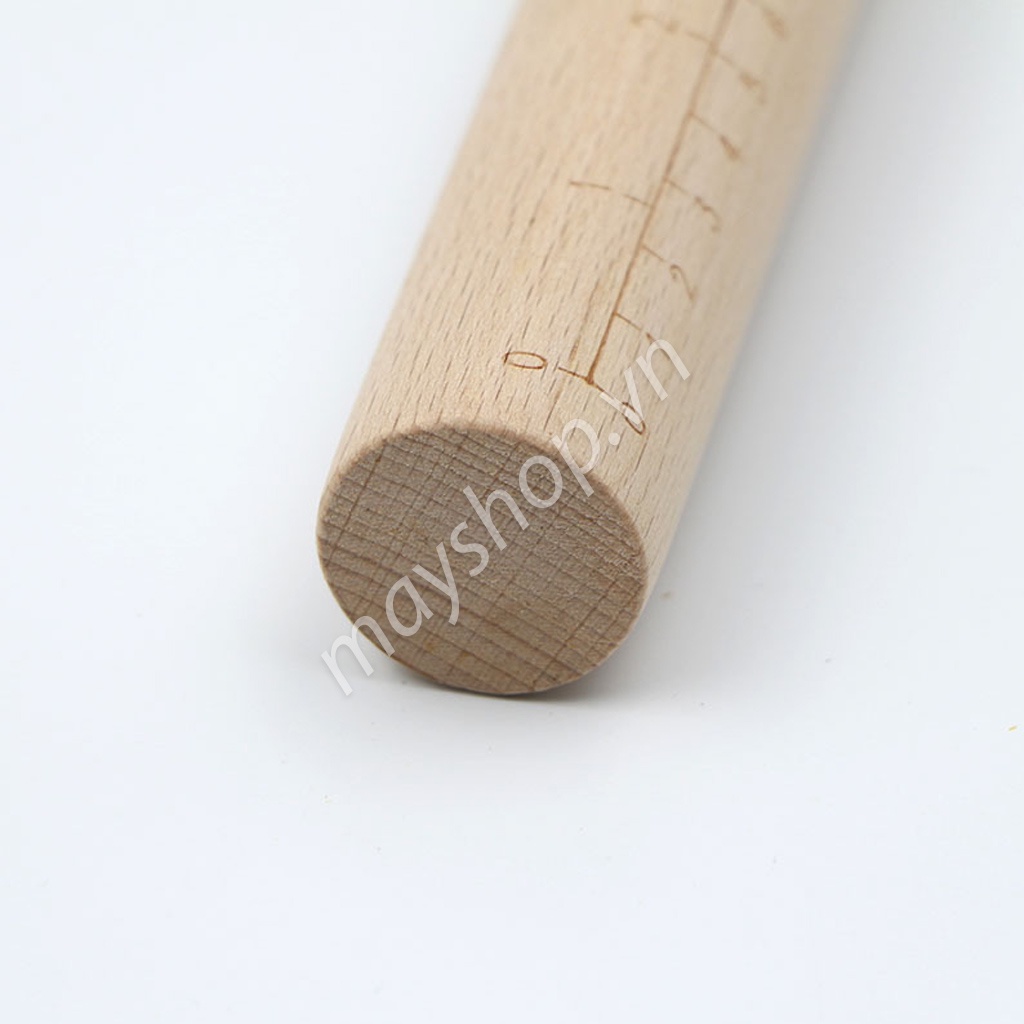 Cán bột gỗ chia vạch (30cm)
