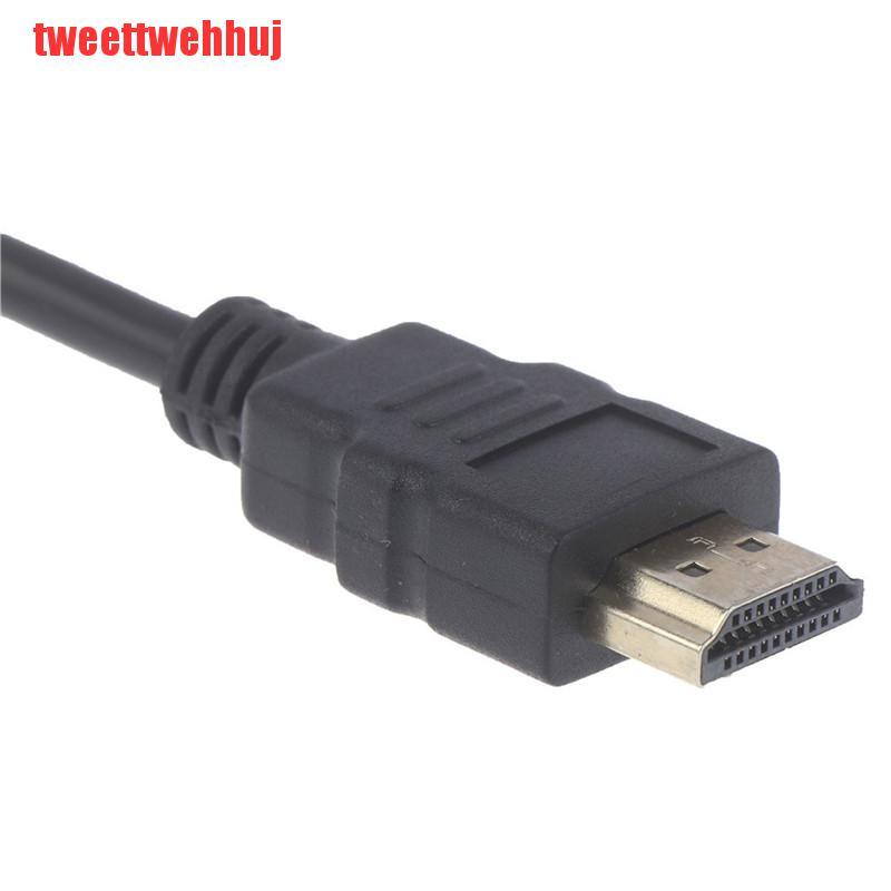 Bộ Chuyển Đổi Hdmi Sang Vga + Giắc Cắm Âm Thanh 3.5 mm Full Hd 1080p