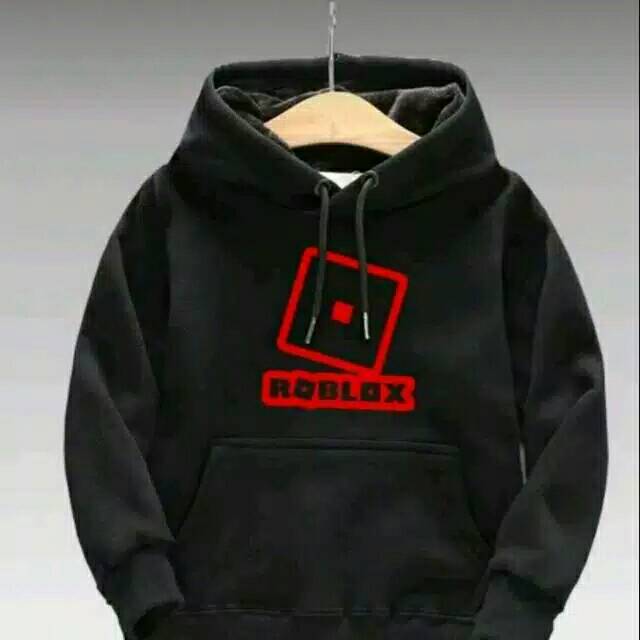 Roblox Áo Khoác Hoodie Phối Khóa Kéo Thời Trang Cho Người Lớn Đen