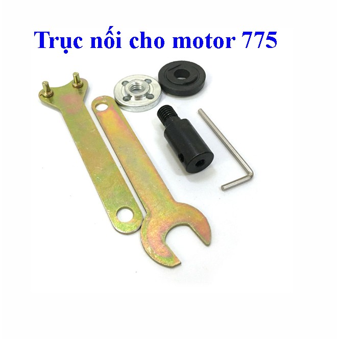 Đầu kẹp lưỡi cắt LỚN cho motor 775 Dùng nối với motor 775 trục 5 mm làm máy cắt Chất liệu cao cấp