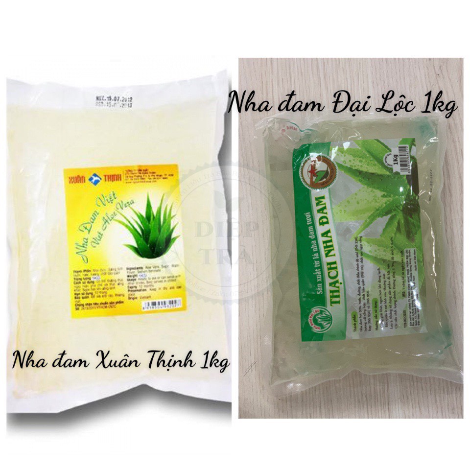 Nha đam Xuân Thịnh/ Đại Lộc (size 9mm ống hút) Gói 1kg